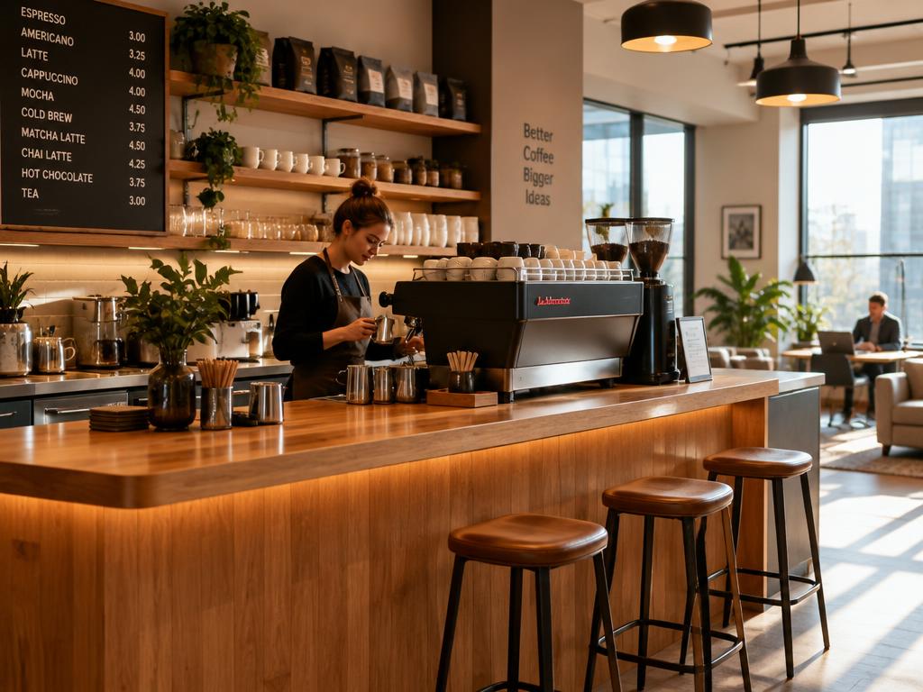 The office coffee bar